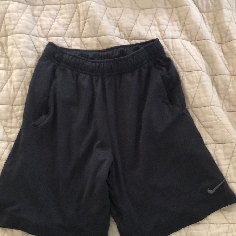 Black Nike Mesh Shorts- Men’s Small